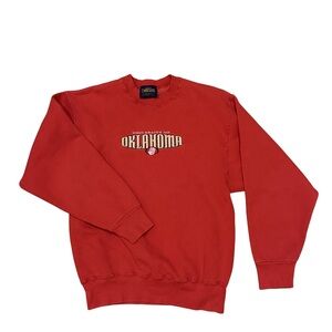 University of Oklahoma Red Crewneck Sweatshirt